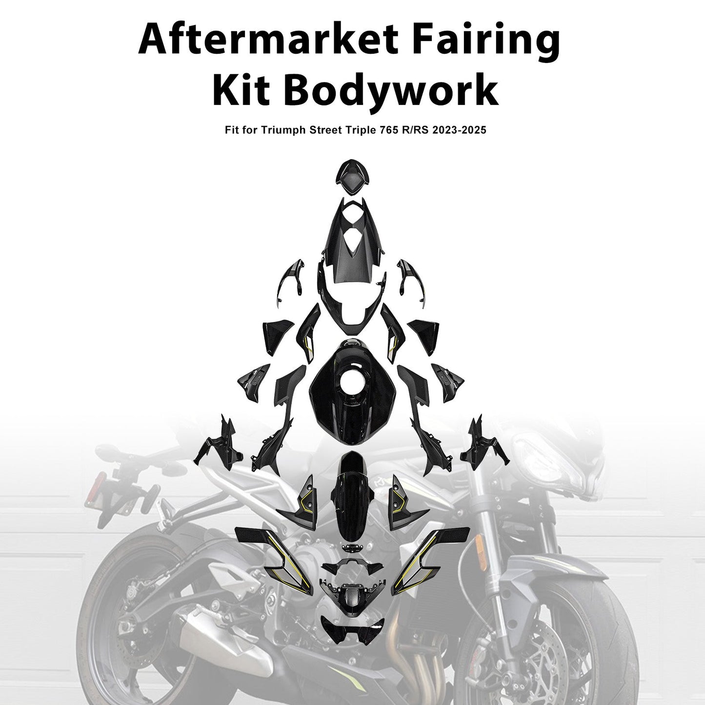 Kit di carene stampate a iniezione per Street Triple 765 R/RS 2023-2025