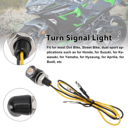 Indicatore di direzione a LED da 12 V, 8 mm, universale per moto Honda