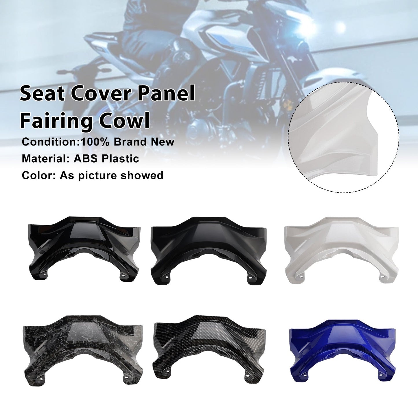 Pannello di copertura della sella Yamaha YZF-R3 R25 MT-03 2025-2026