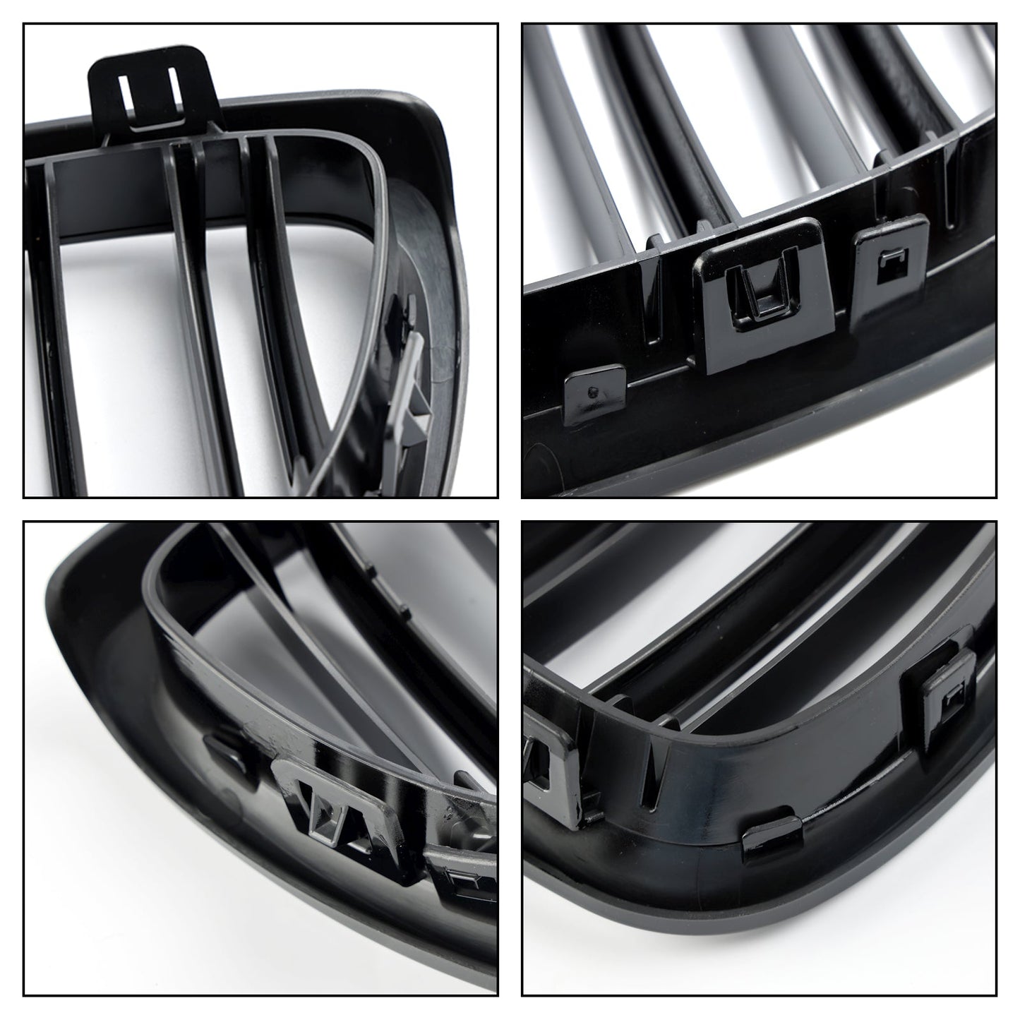 Griglia anteriore a rene nero lucido adatta per BMW E92 E93 328i 335i 2006-2010 2DR