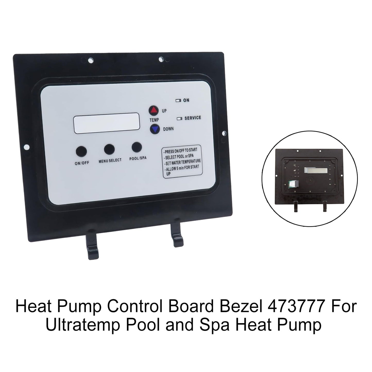 Cornice per scheda di controllo pompa di calore 473777 per pompa di calore per piscina e spa Ultratemp