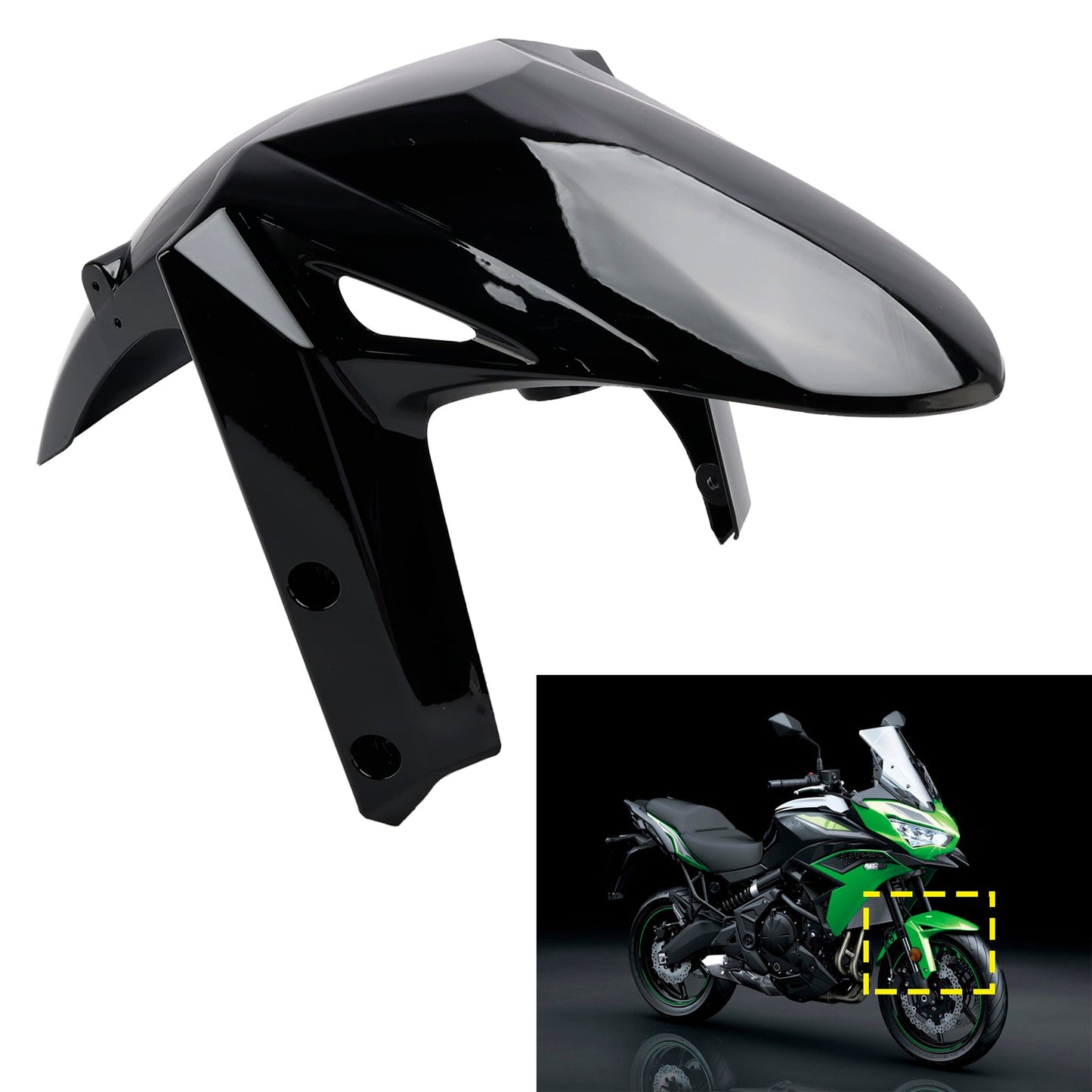 Carenatura parafango parafango anteriore Kawasaki Versys 650 KLE650 1000 1100 2022-2024