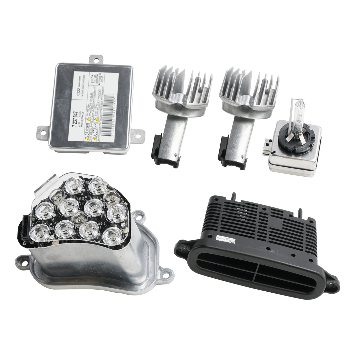 Kit diodo modulo LED lampadina ballast xeno RH per BMW Serie 5 528i 535i 2011-2013