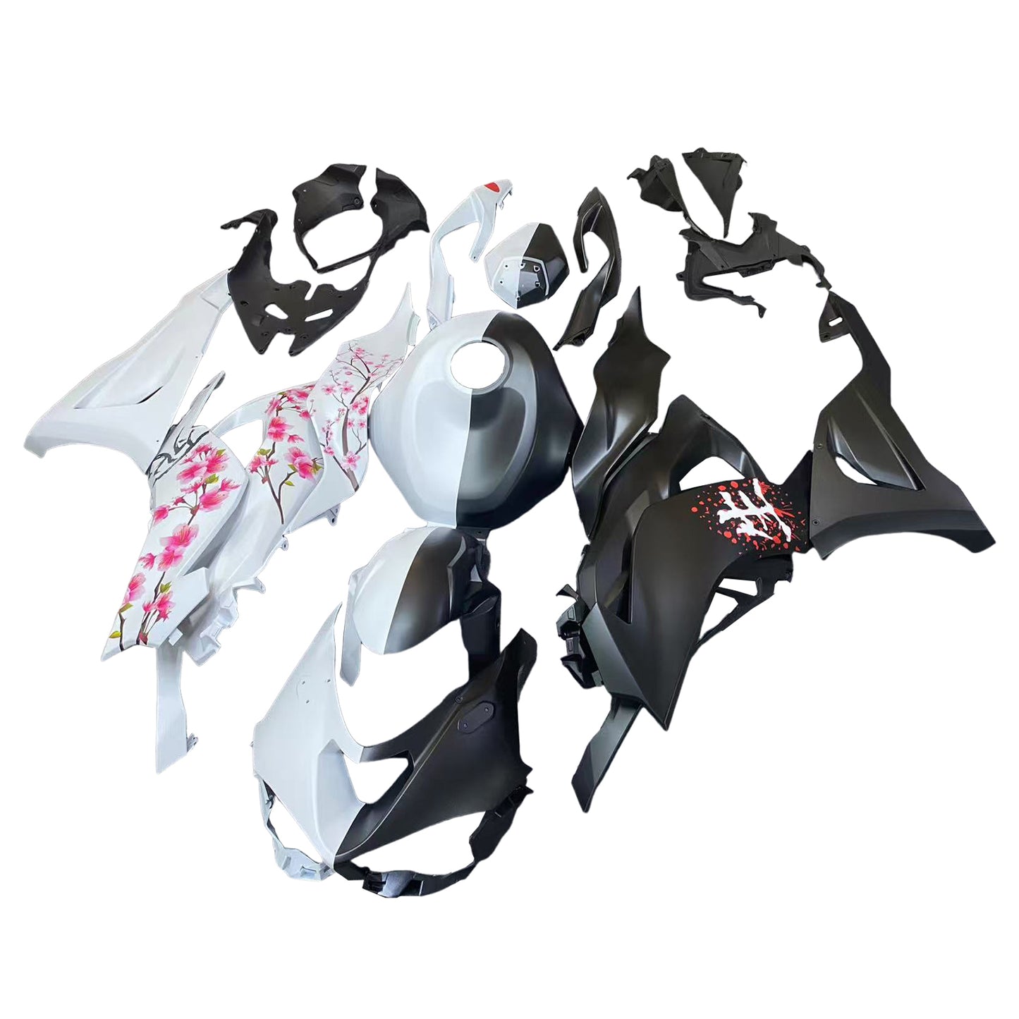 Kit di carenatura iniezione ABS di plastica adatta per Kawasaki ZX-6R ZX6R 2024-2025