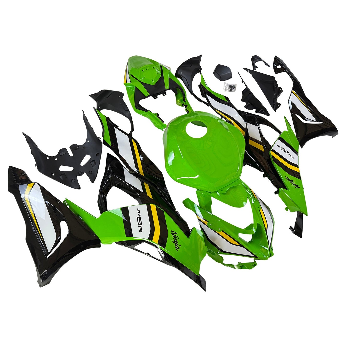 Kit di carene in plastica ABS stampate a iniezione per Kawasaki ZX-6R ZX6R 2024-2026