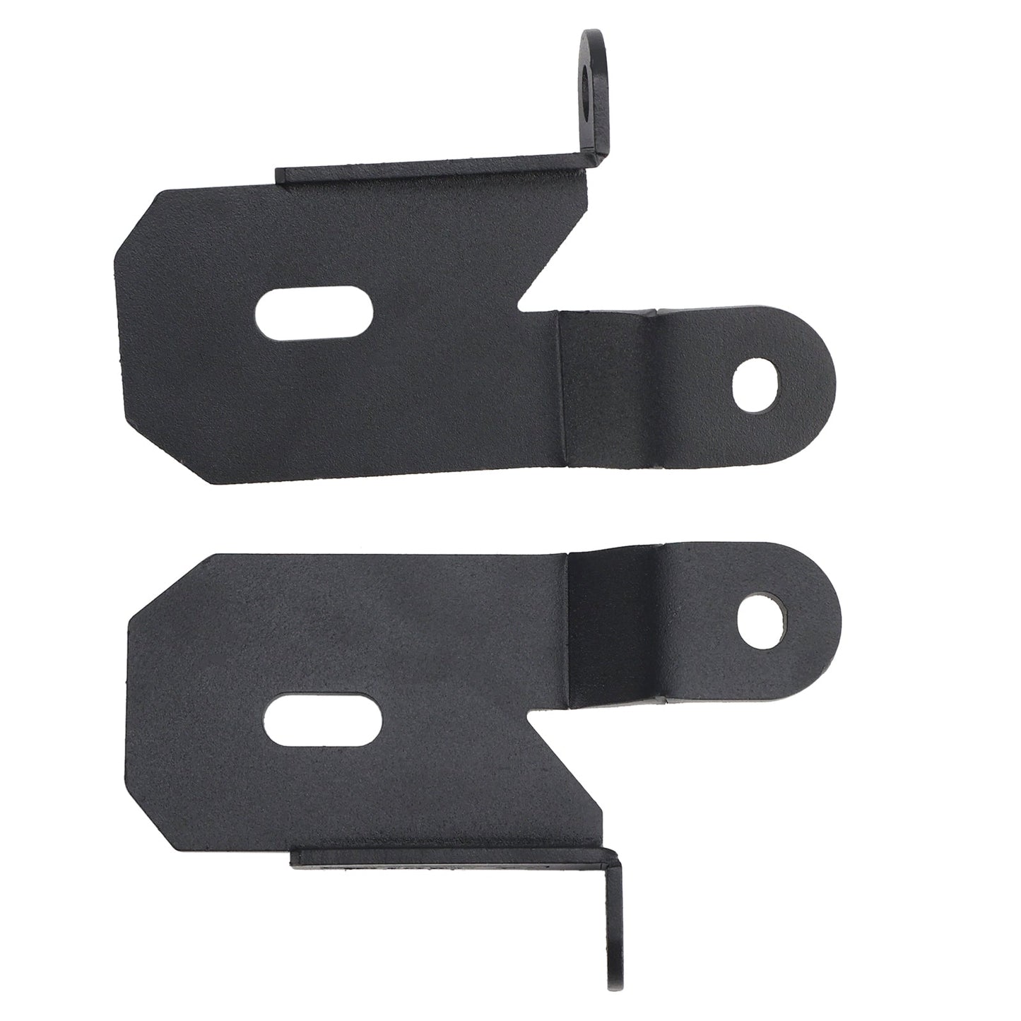 Confezione da 2 staffe di montaggio luci nere per montante A 7318 per Jeep Wrangler JL 2018-2019