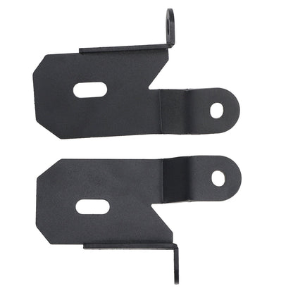 Confezione da 2 staffe di montaggio luci nere per montante A 7318 per Jeep Wrangler JL 2018-2019