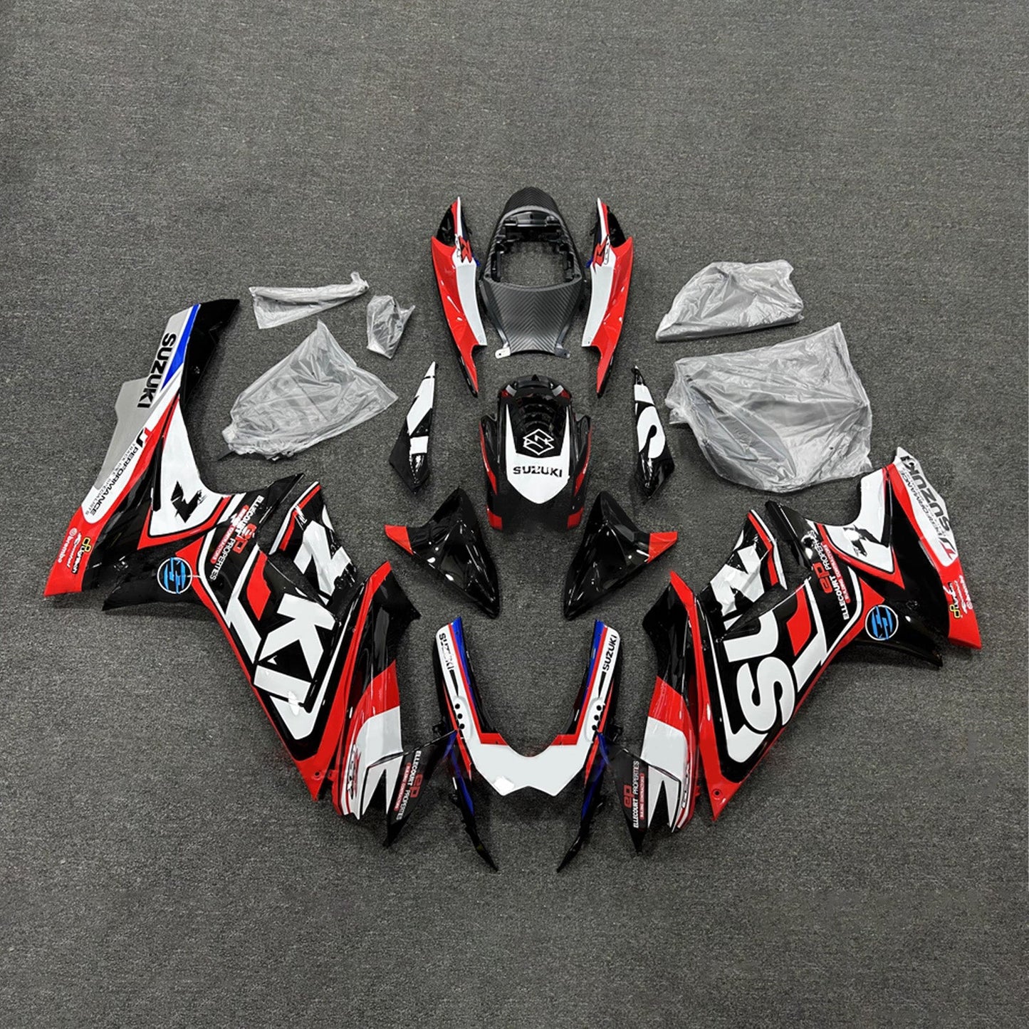 Kit carenatura iniezione plastica ABS per Suzuki GSXR 600/750 2011-2026 K11