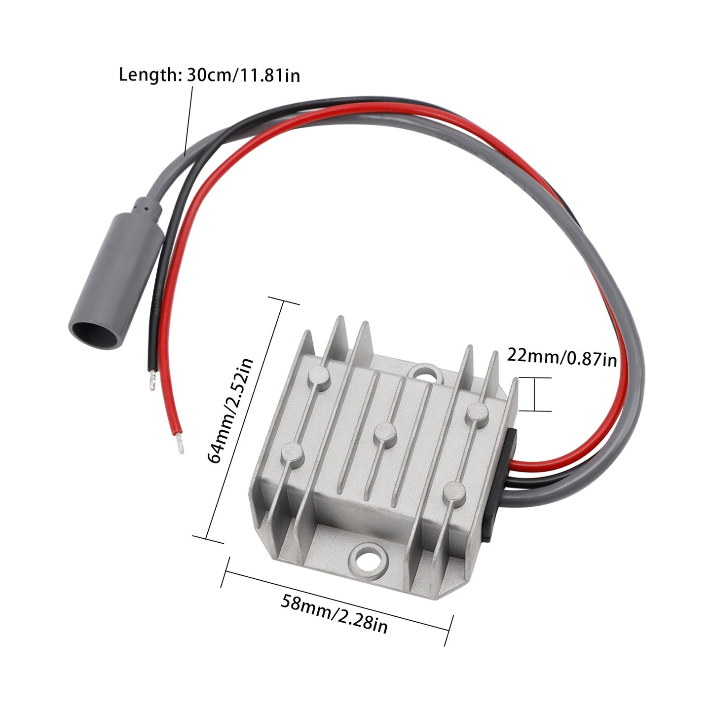 Mini adattatore 12V convertitore step-up CC 12V/24V a 30V 3,5A 105W Smart Boost