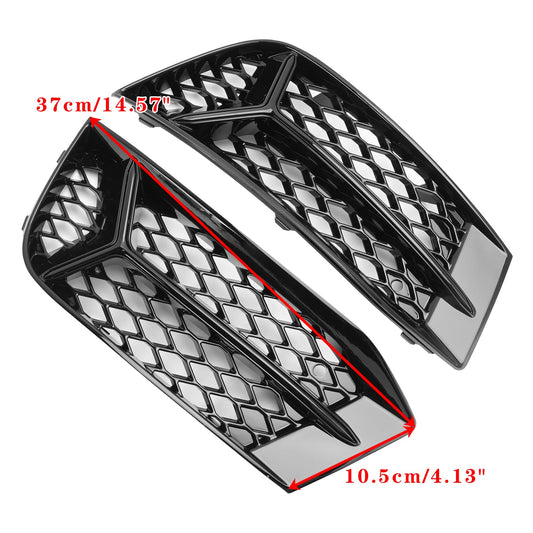 Griglia paraurti anteriore Audi A3 2017-2020 Copertura fendinebbia Telaio lampada Trim Fit