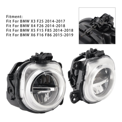 Coppia di fendinebbia anteriori a LED per BMW X3 F25 X4 F26 X5 F15 X6 F16 63177317252