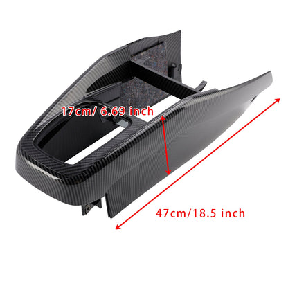 Rivestimento per console centrale auto VW Golf Jetta 1999-2005 1J1863201D con motivo in fibra di carbonio