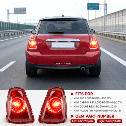 01/2011—04/2015 MINI Roadster R59 Fanale posteriore sinistro+destro 63217255909 63217255910
