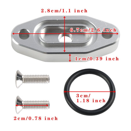 Adattatore per porta di alimentazione/manometro turbo LS1 1/8"npt 551608 per motori basati su LS