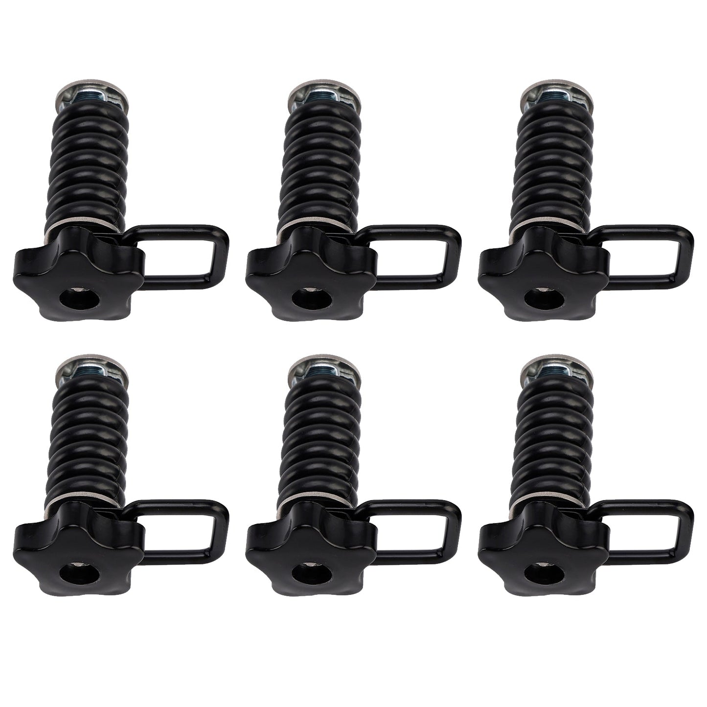 6 pezzi di anelli flessibili di ancoraggio per carico da 1 pollice per Polaris RZR Sportsman Ace 2013-2025