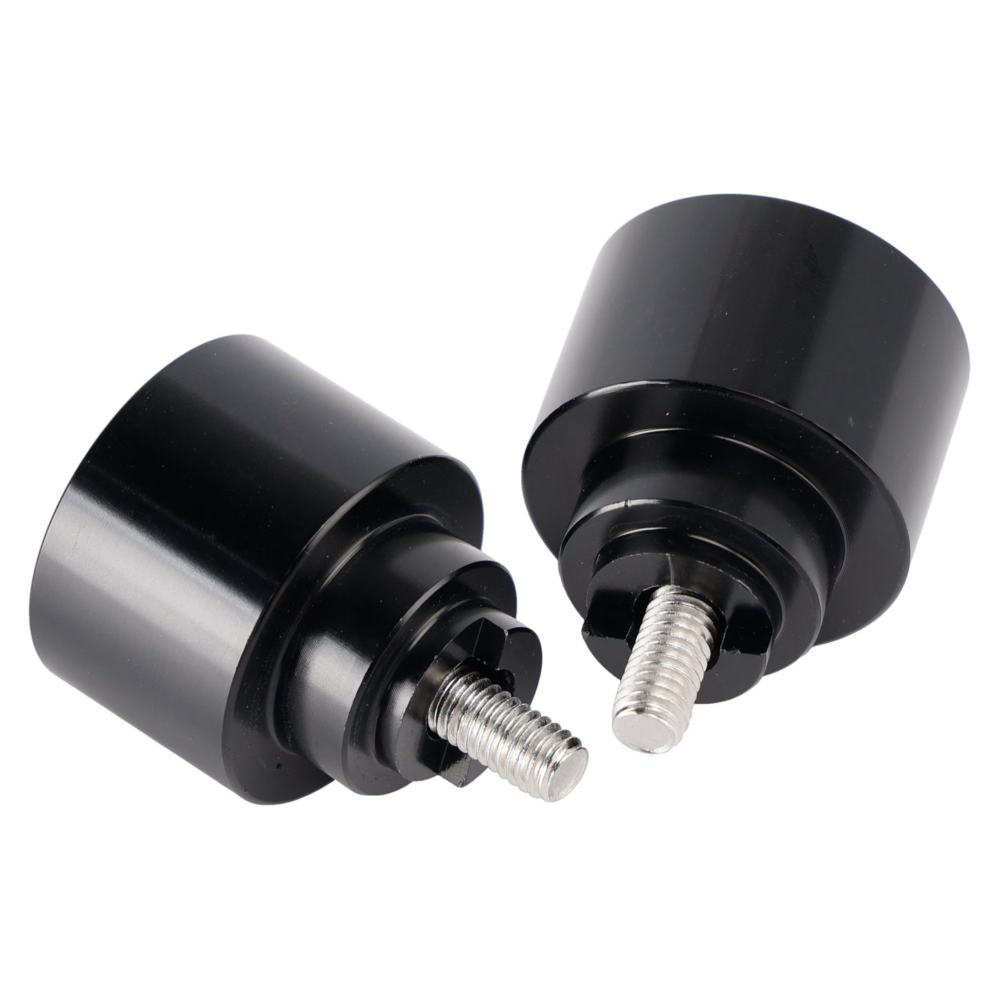 Set di contrappesi in alluminio nero per manubrio Honda CBR600 CBR900 VFR800 CTX700