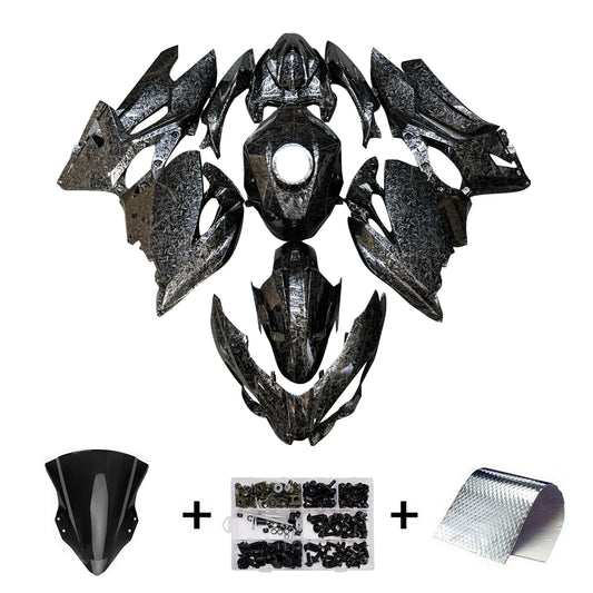 Kit carenatura iniezione in plastica ABS adatto per Kawasaki EX400 Ninja400 2018-2024