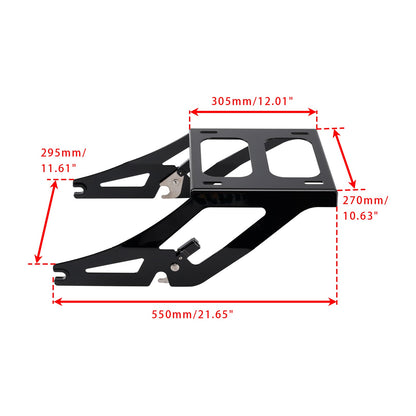 Portapacchi per baule Softail Low Rider ST FXLR ST nero 2022-2025