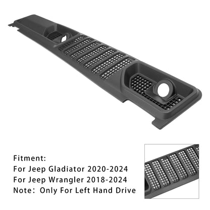 Griglia del pannello del tergicristallo per Jeep Wrangler JL / Gladiator 2018-2024 68307260AC