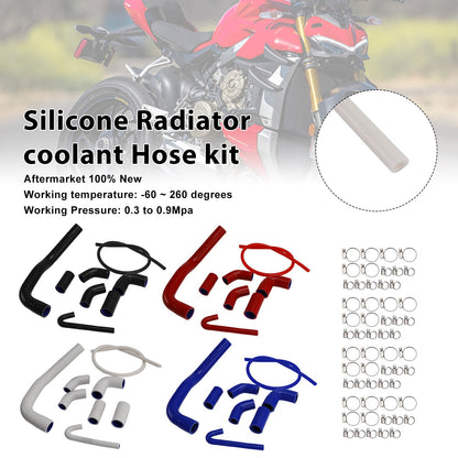 Tubo flessibile del liquido di raffreddamento del radiatore in silicone Ducati Streetfighter V4 V4S 2020-2025
