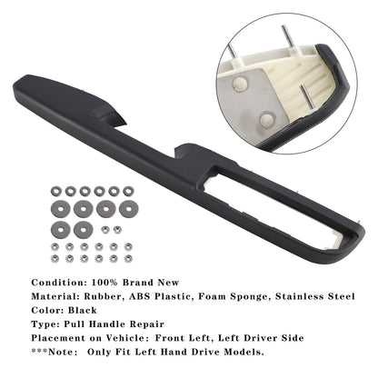 80994 Kit di riparazione del bracciolo della portiera anteriore sinistra NERO (27 pollici) per Chevrolet/GMC