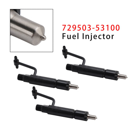 3 iniettori di carburante per Yanmar 3TNE84 3TNE88 4TNE84 John Deere 729503-53100