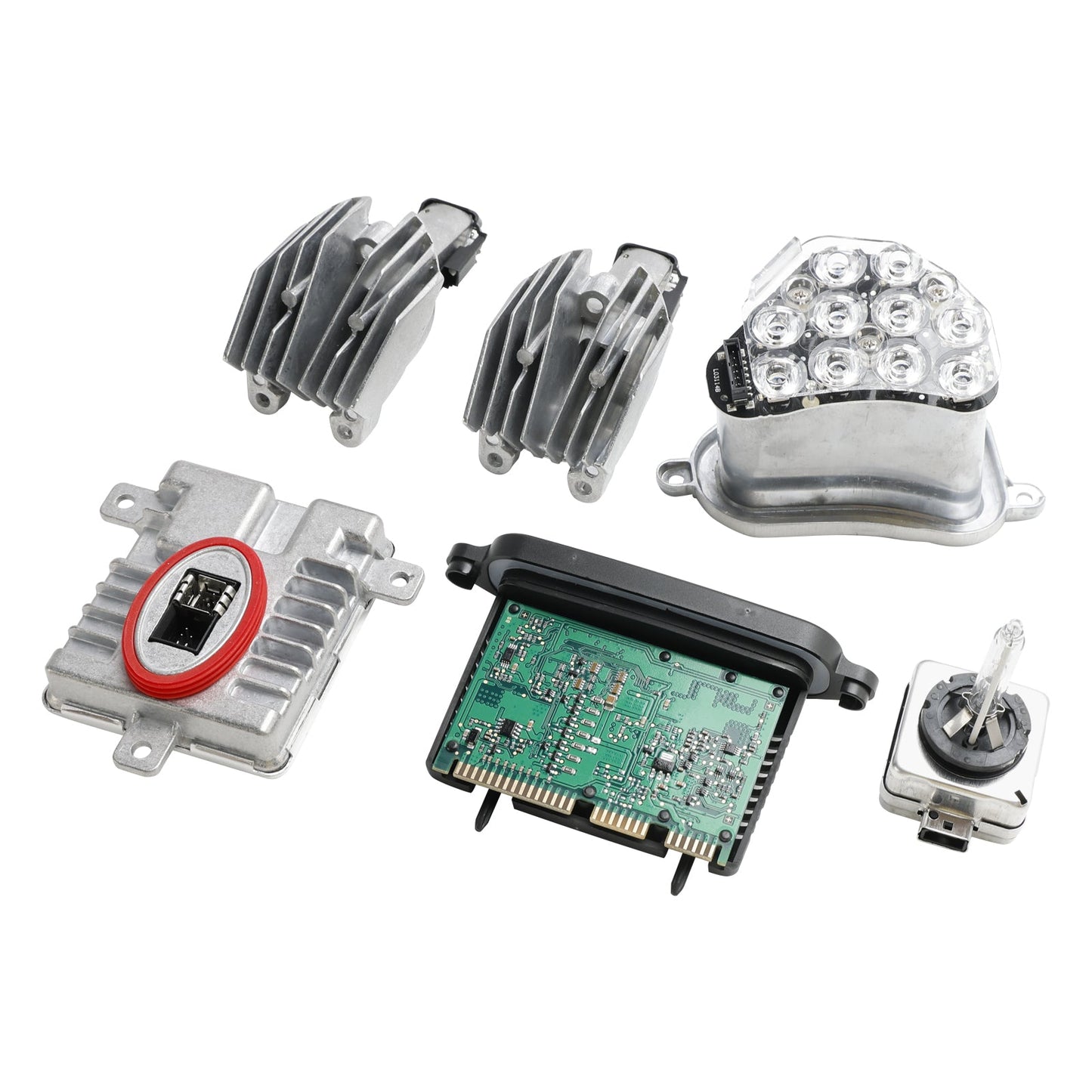 Kit diodo modulo LED lampadina ballast xeno RH per BMW Serie 5 528i 535i 2011-2013