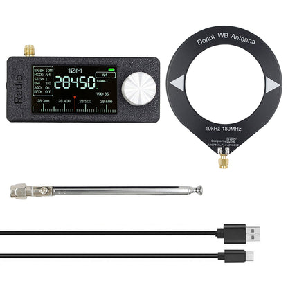Ricevitore radio portatile SI4732 0,5-108 MHz LSB AM FM Mini tascabile per tutte le bande