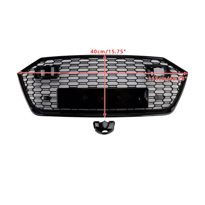Per Audi A7 C8 S7 2019-2024 W/ACC Griglia paraurti anteriore nera