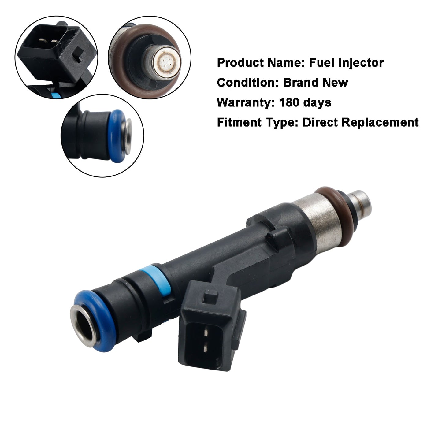 1 PZ INIETTORE CARBURANTE MOTORE BENZINA 24420543 PER VAUXHALL 1.0 1.2 1.4 0280158181