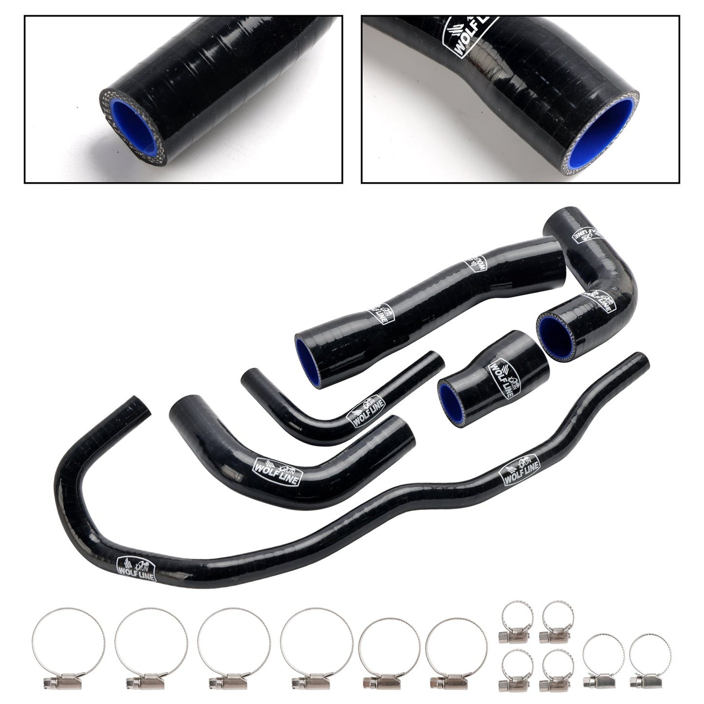 Kit tubo flessibile refrigerante radiatore in silicone BMW S1000XR 2021-2024