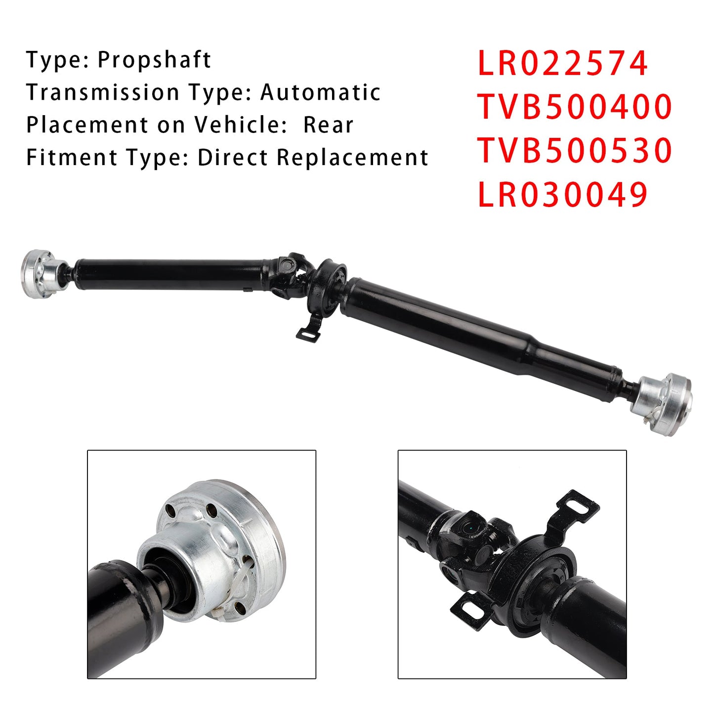 Albero di trasmissione posteriore Range Rover L322 2006-2012 LR022574 TVB500400