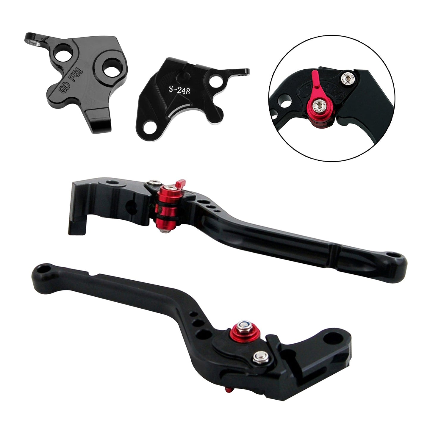 Leva frizione freno lunga YAMAHA YZF R125 2008-2011