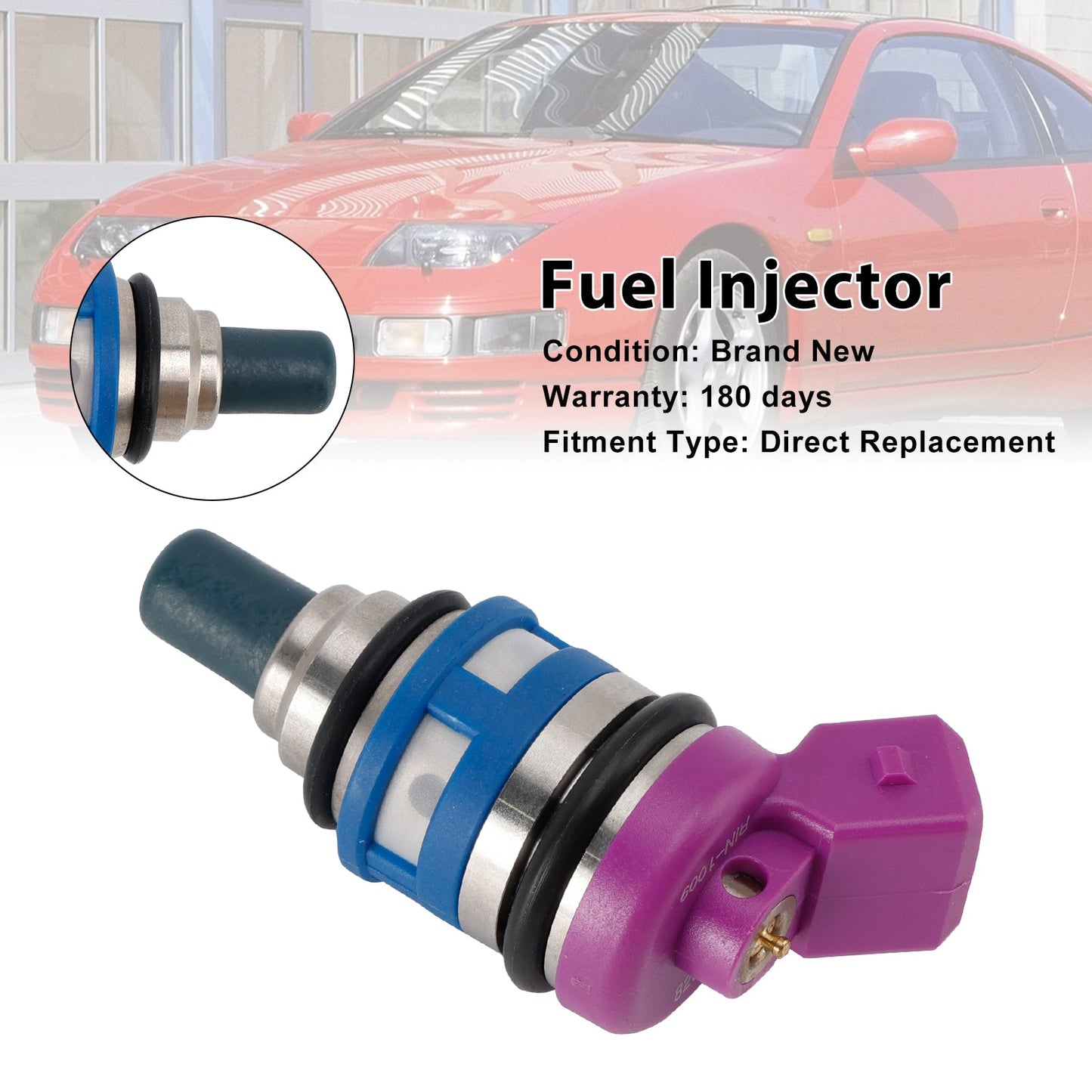 1990-1994 NISSAN Z32 300ZX Twin Turbo 1 pezzo iniettore carburante 16600-RR701