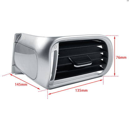 Copertura bocchetta aria condizionata anteriore sinistra Porsche Carrea 997 2004-2011, argento 99755213105 99755213106