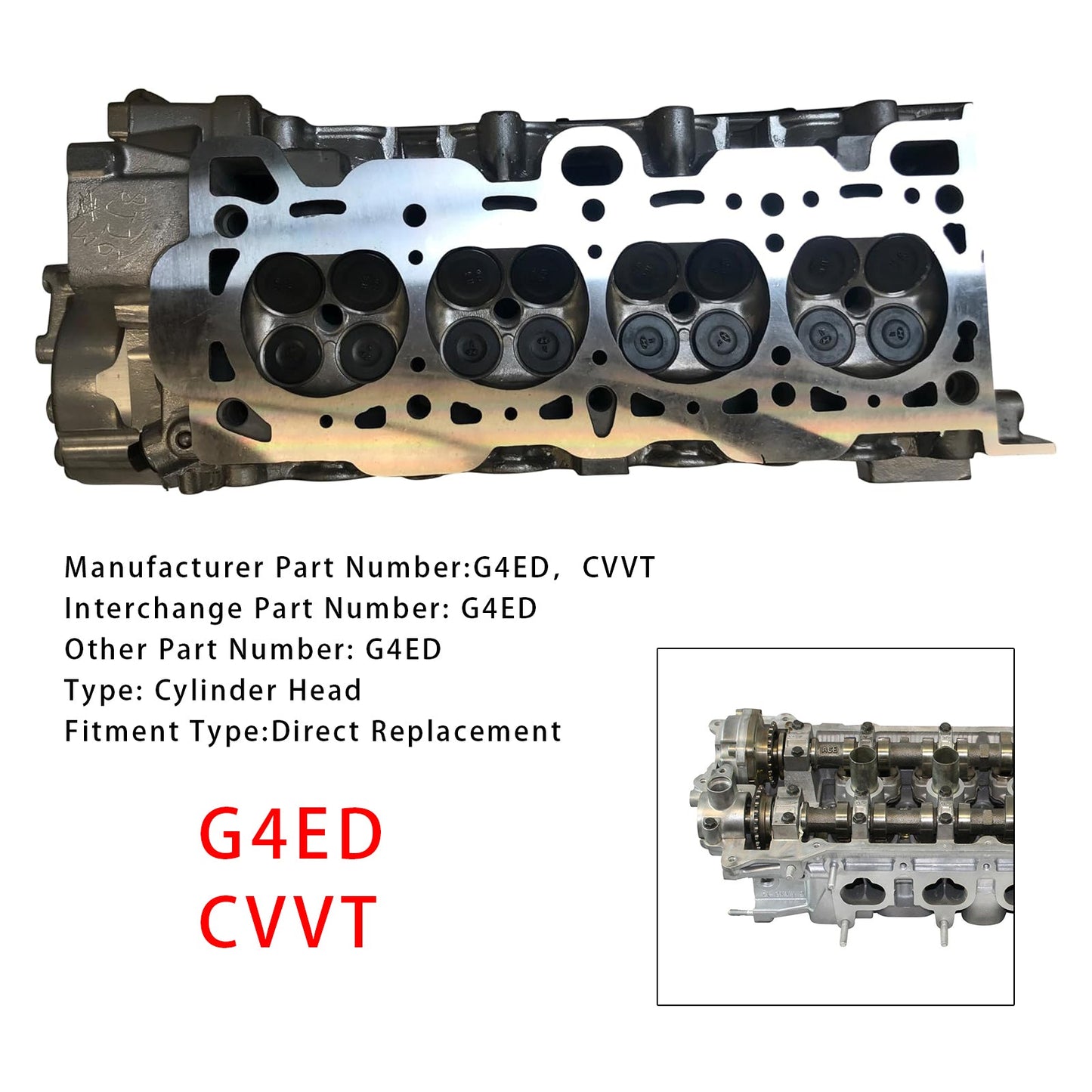 Testata del cilindro G4ED nuova di zecca per Kia Rio5 2006-2011