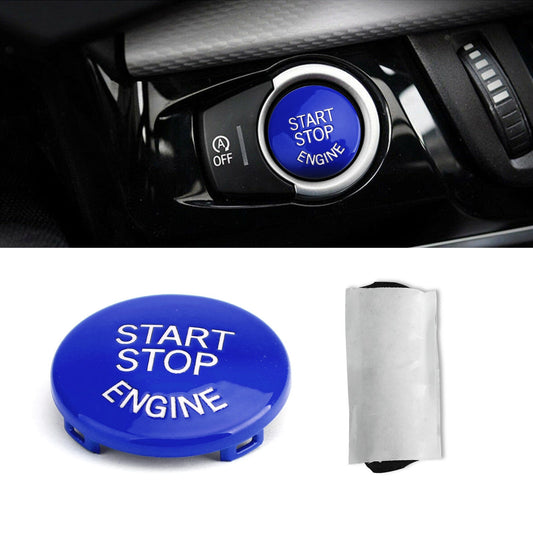 Copertura interruttore pulsante motore avviamento/arresto per BMW E Chassis E90 E91 X5 E70 E60 Blu