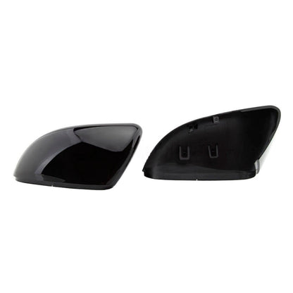 2 pezzi di calotte copri specchietti retrovisori esterni neri lucidi per VW Golf MK6 2009-2013 5K0857538