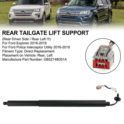 Supporto di sollevamento per portellone elettrico Ford Explorer Police Interceptor Utility 2016-2019 posteriore sinistro conducente GB5Z14B351A