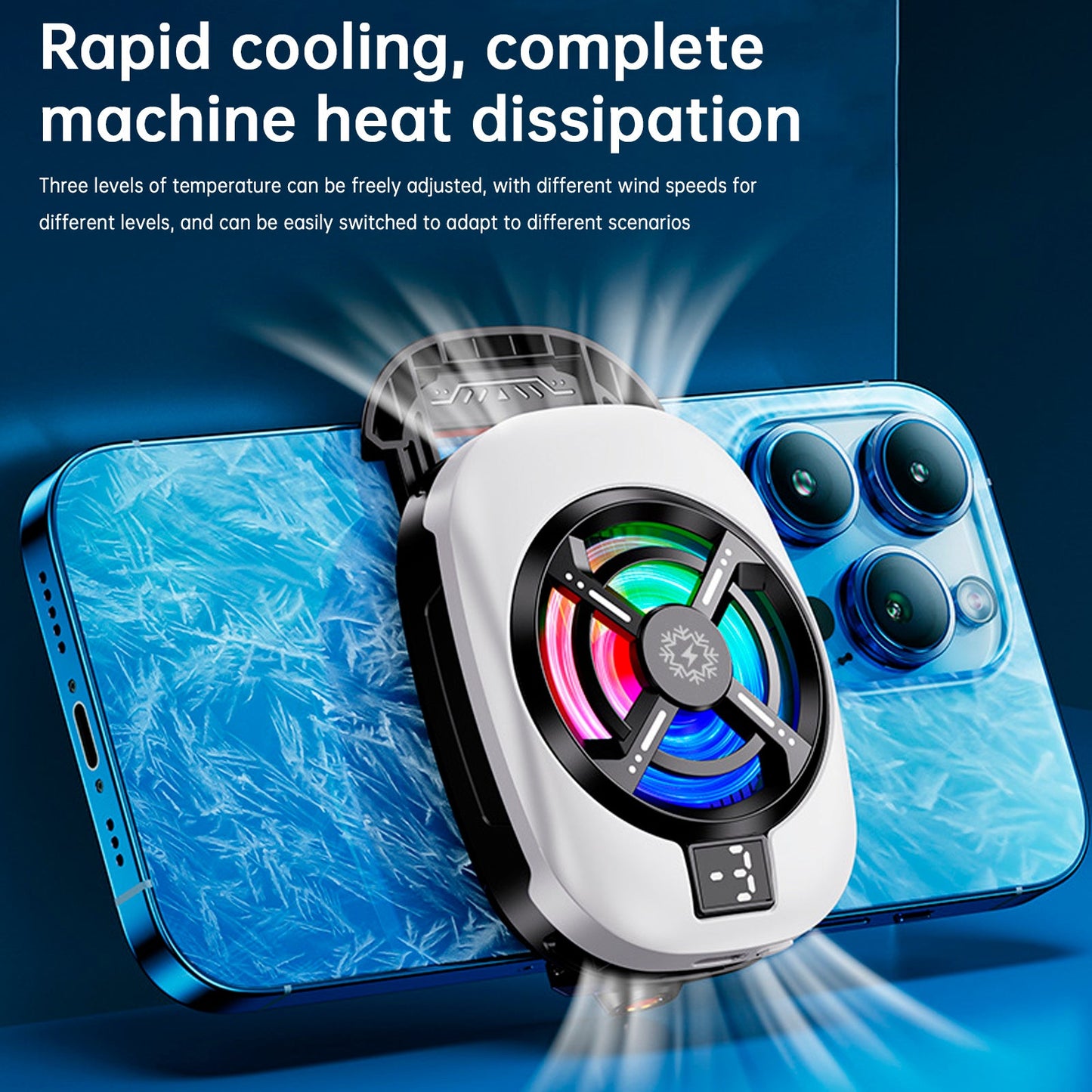 Radiatore di raffreddamento con ventola e display digitale per semiconduttori Tl16