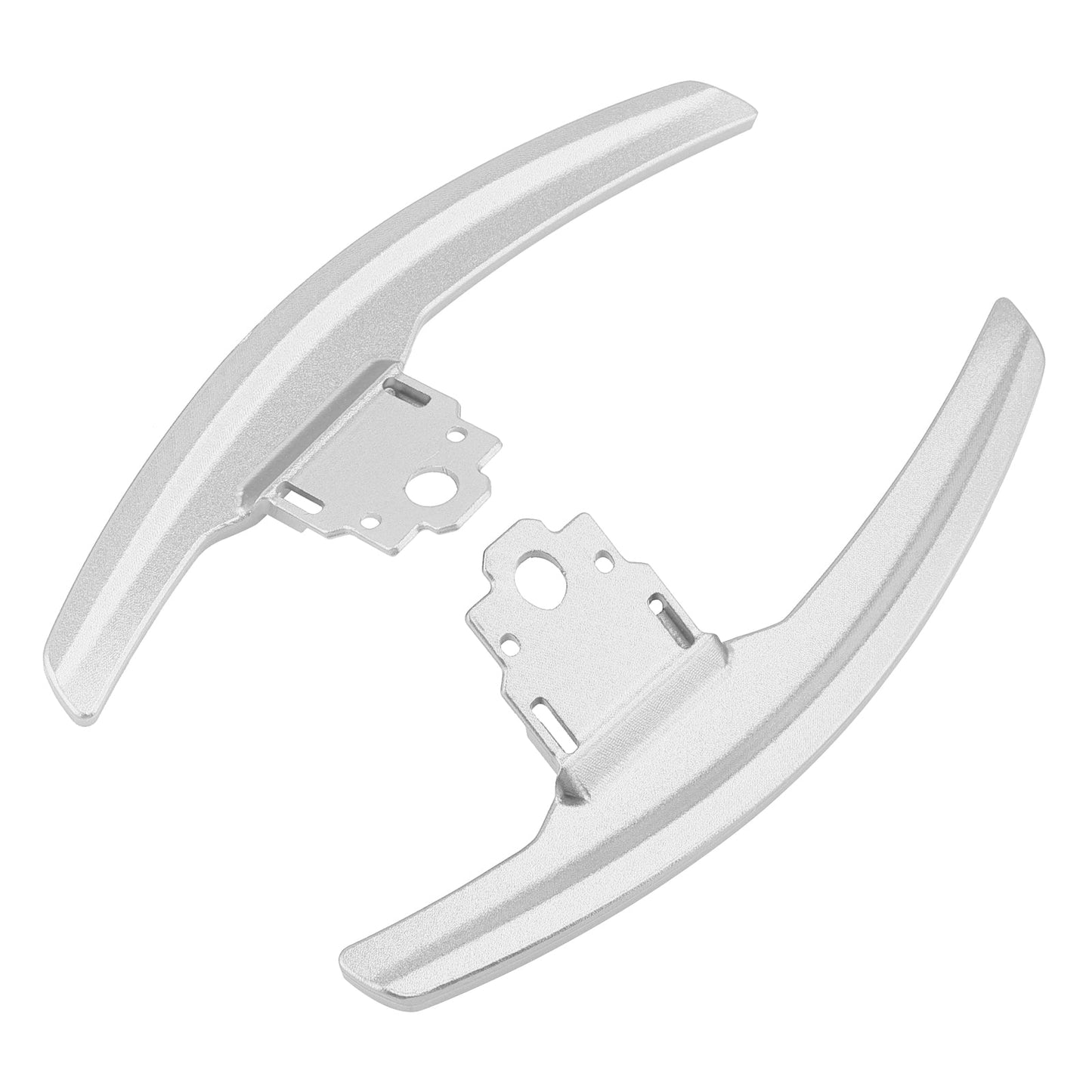 Estensione del cambio al volante per BMW Serie F F30 F31 F32 F10 X3 X5 Alluminio Argento