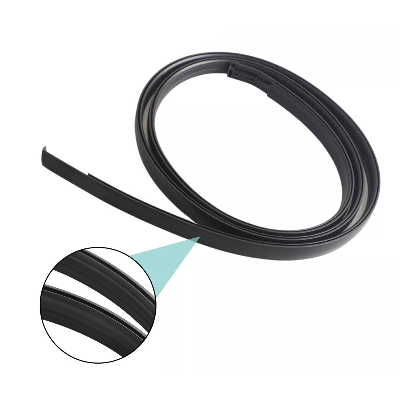 Modanatura per gocciolatoio sul tetto Toyota SEQUOIA 2008-2021, lato sinistro e destro, in gomma, 2 pezzi