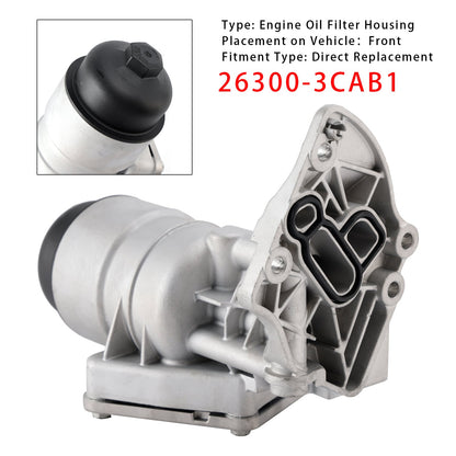 Alloggiamento filtro olio motore in alluminio KIA Cadenza 2014–2016 26300-3CAB1 263003CAB0