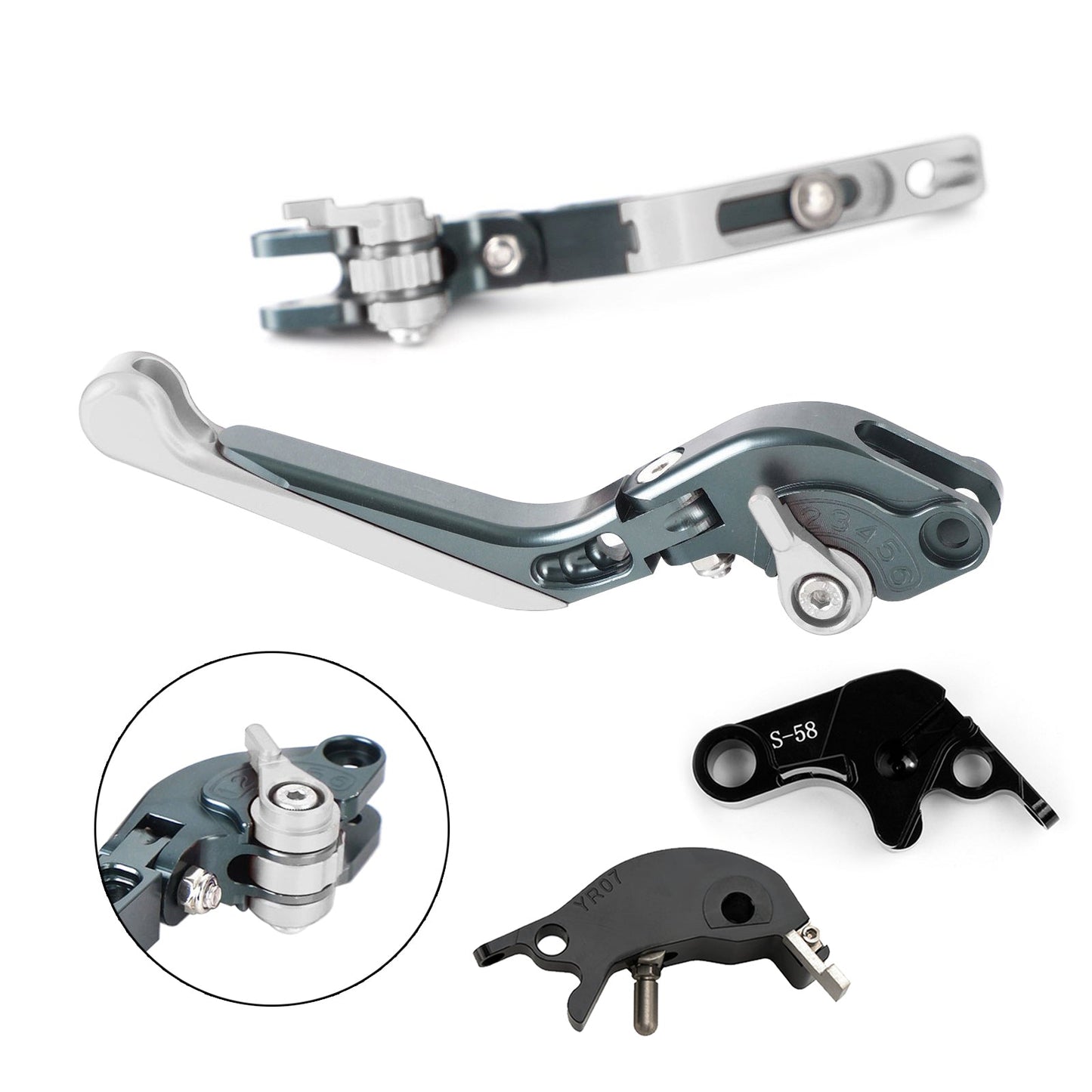 Leva freno frizione regolabile YAMAHA YZF R7 MT-10/SP FZ-10/SP 2022-2023