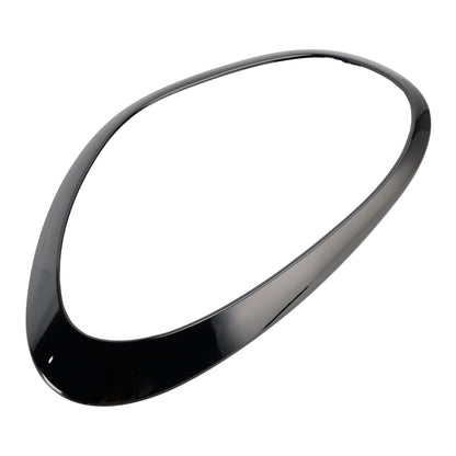 2 anelli ornamentali per fari anteriori neri lucidi per Mini Cooper Countryman R60
