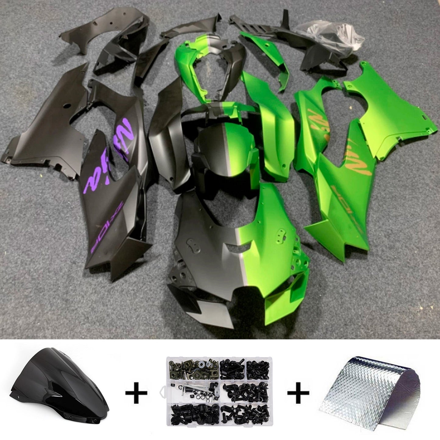 Kit carenatura iniezione ABS adatto per Kawasaki ZX-10R ZX-10RR 2021-2025