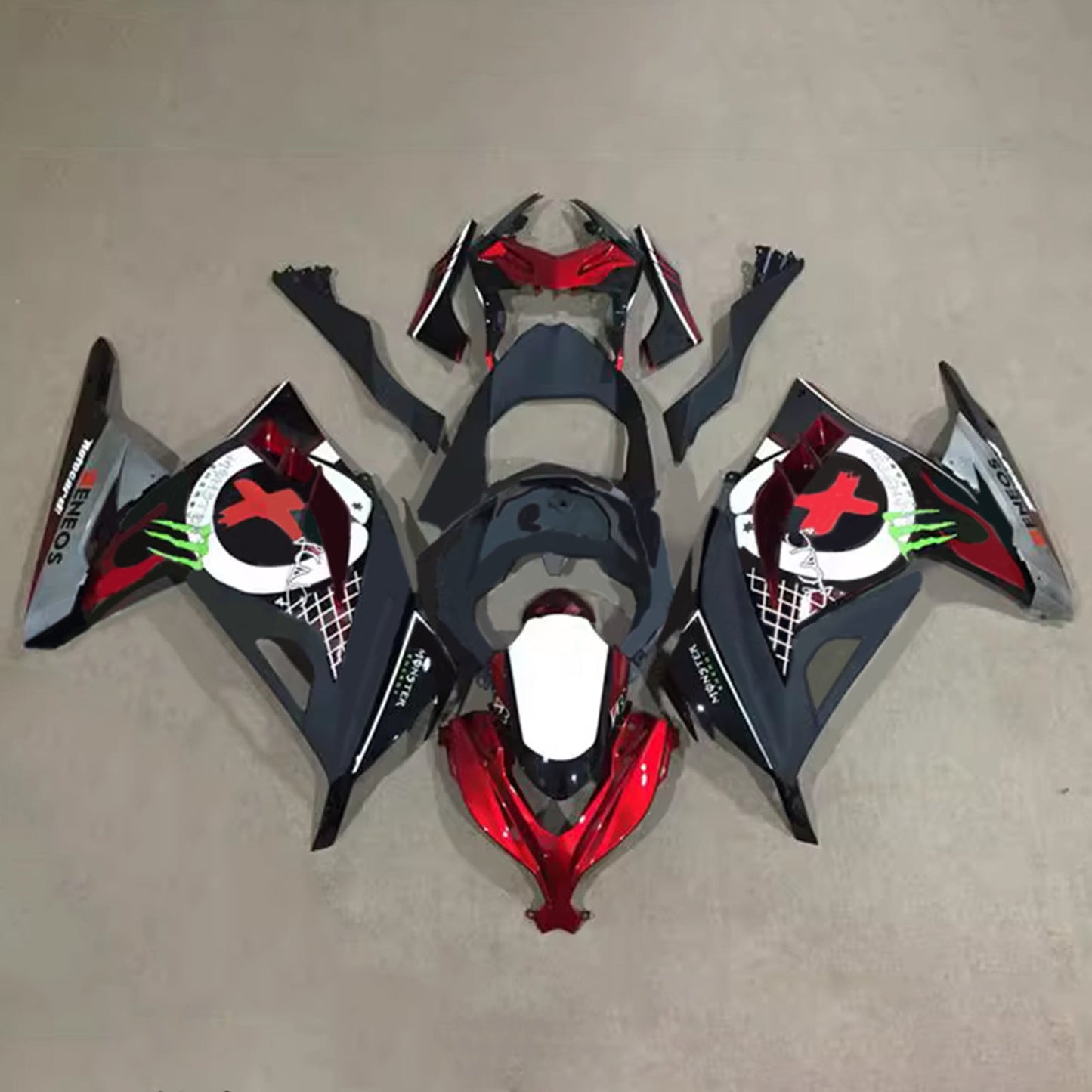 Kit carenatura iniezione in plastica ABS adatto per Kawasaki EX300 Ninja300 2013-2024