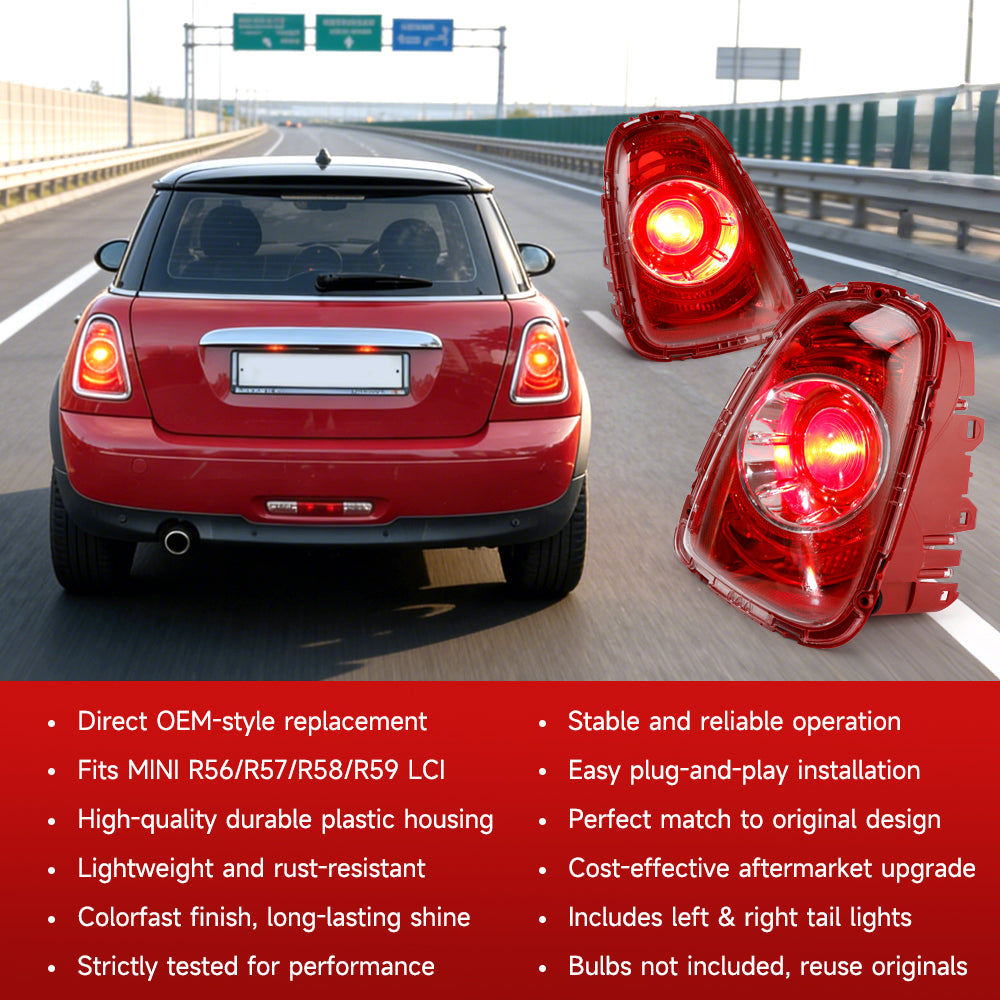 01/2011—04/2015 MINI Roadster R59 Fanale posteriore sinistro+destro 63217255909 63217255910