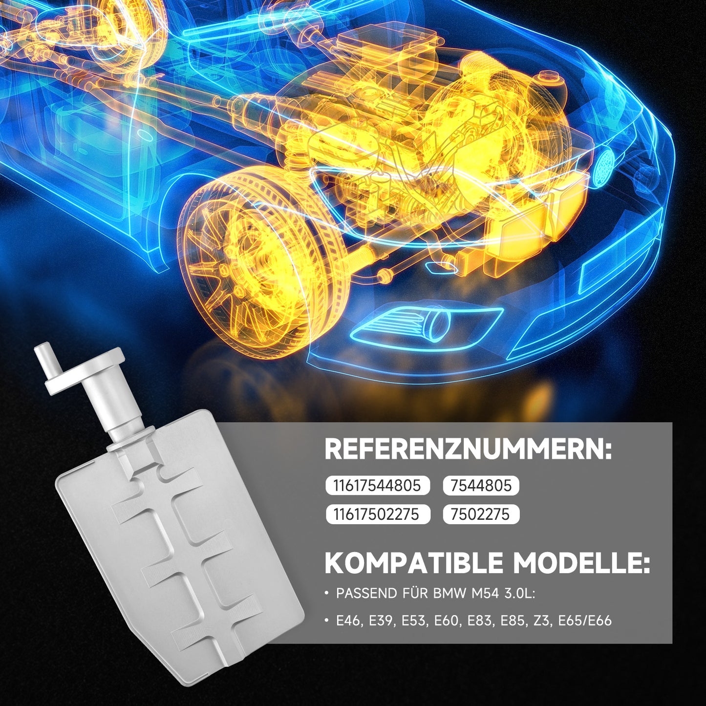 Kit di riparazione per la ricostruzione della valvola in alluminio Fit BMW DISA Fix Revisione M54 3.0 ltr