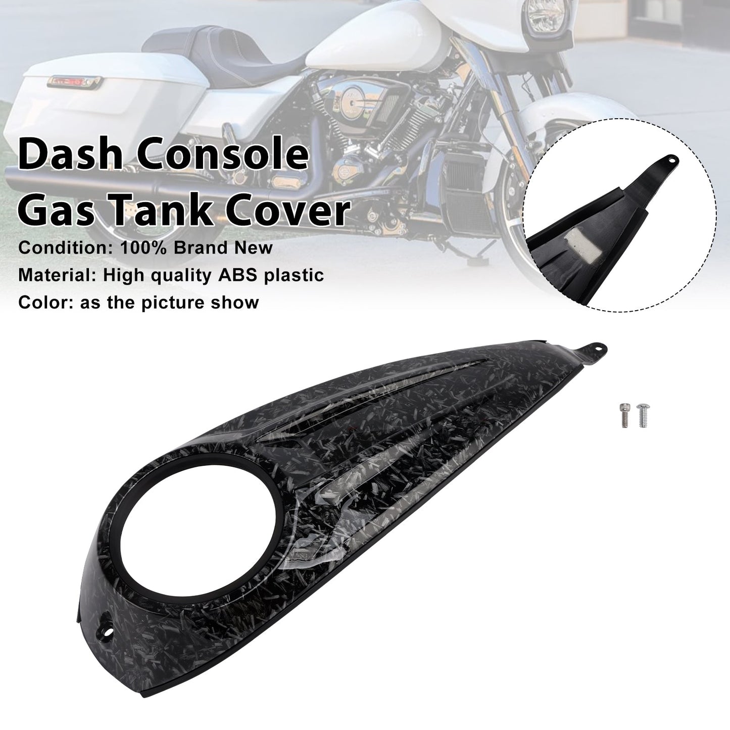 Copertura del serbatoio del carburante per console del cruscotto per Touring Road Glide / Street Glide 2023-2025